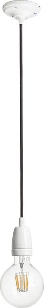 RENDL FABIO függesztő készlet fekete porcelán 230V LED E27 15W