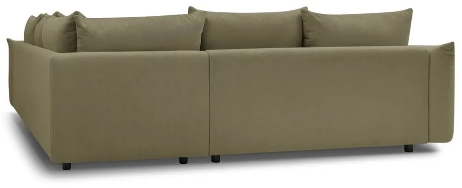 Világoszöld sarokkanapé Ernest – Bobochic Paris