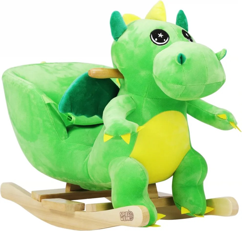 Plüss hintázó állat gyerekeknek hanghatásokkal rózsaszín