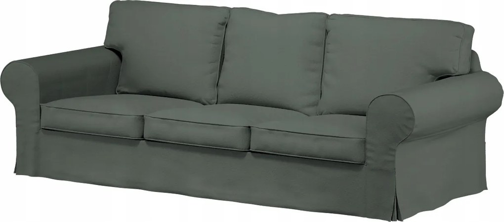Ektorp 3 személyes kanapé huzat, összecsukható Ikea zöld