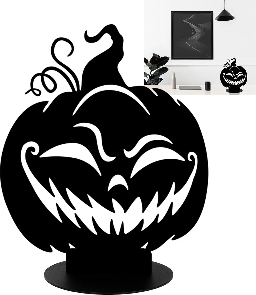 Dekoráció Fém Gyertyatartó Tök Dekoráció Halloween Loft Dekoráció