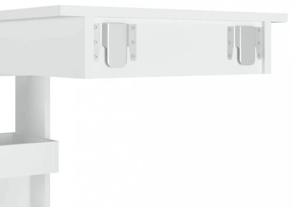 fehér fatermék fali bárasztal 102 x 45 x 103,5 cm