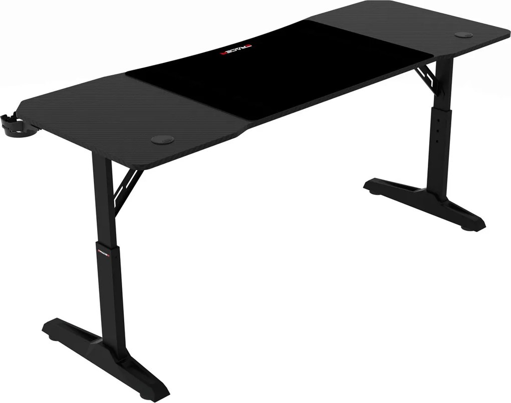 NERO állítható gamer asztal 140 × 60 cm