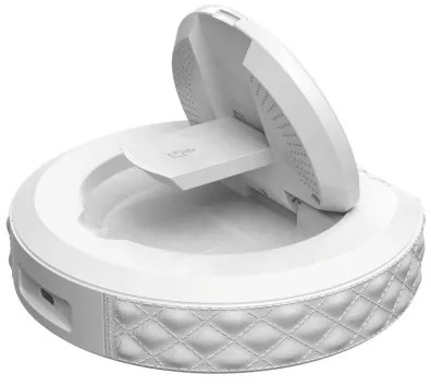 Immax 08983L - Ébresztő LCD-vel, 27W/9V Qi vezeték nélküli töltő, fehér