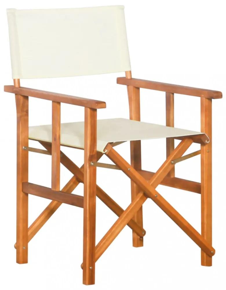 Tömör akácfa rendezői szék