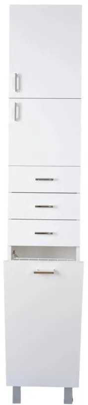Viva STYLE fürdőszobai ÁLLÓSZEKRÉNY 192 magas szennyestartós - JOBBOS - 35 x 28 x 192 cm