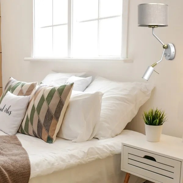 Fali lámpa LINO 1xE27/40W/230V + 1xGU10/MR11/7W