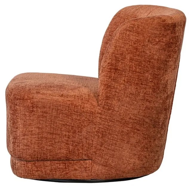 Narancssárga bársony fotel Atty – WOOOD