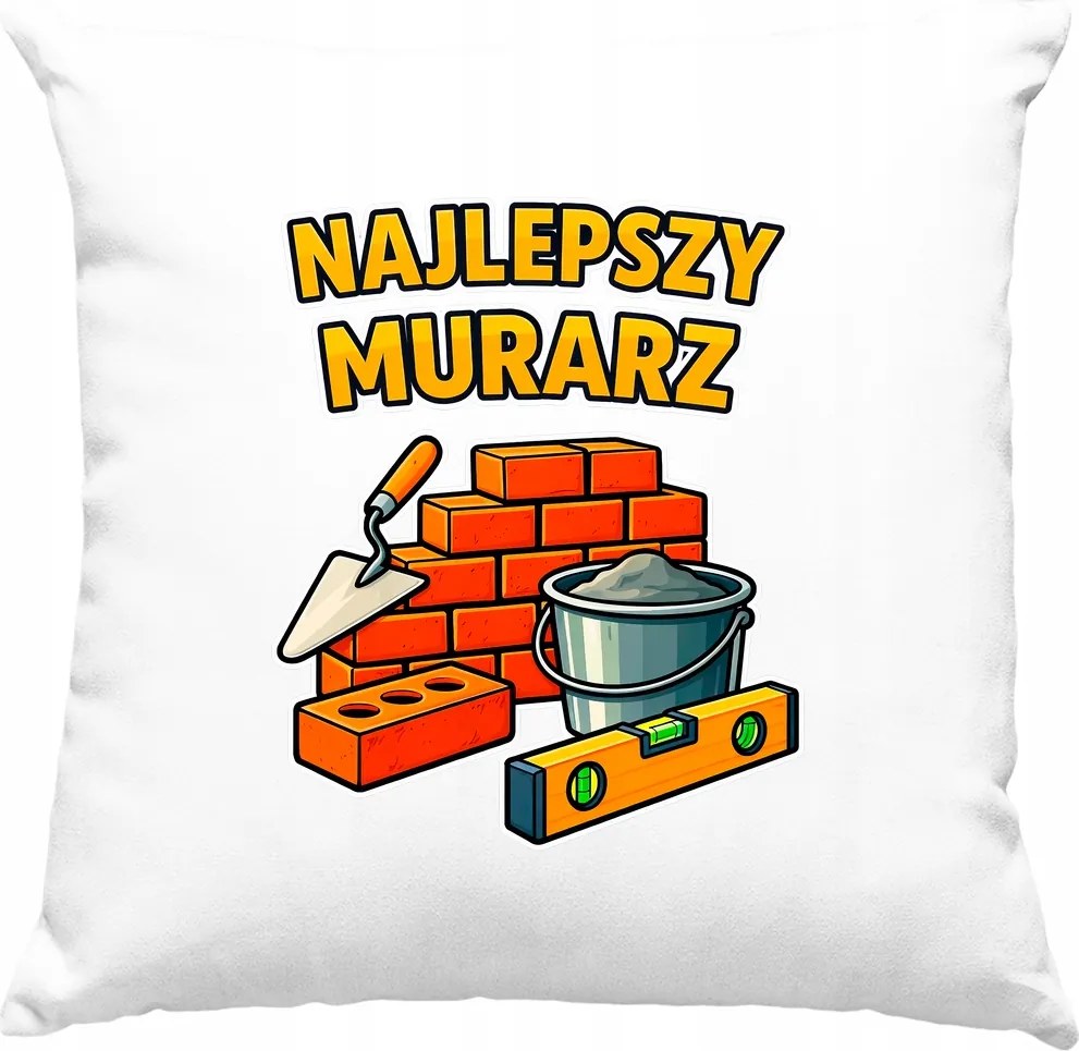 Párna Legjobb Kőműves Fehér