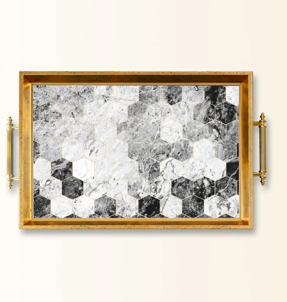 Üveg tálca, 38×24 cm – TPEA9822
