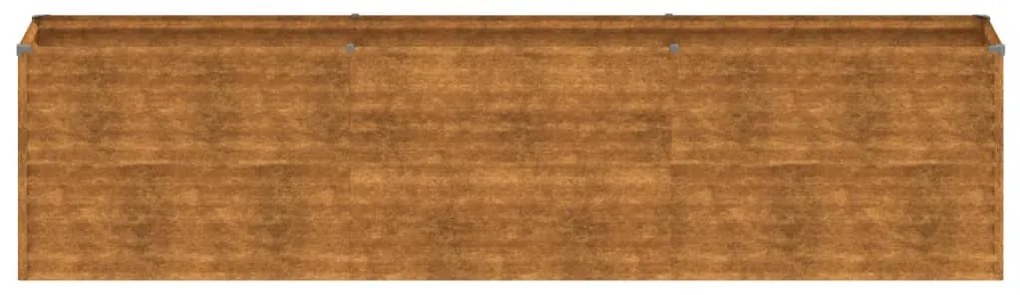 Corten acél kerti magaságyás 291 x 50 x 69 cm