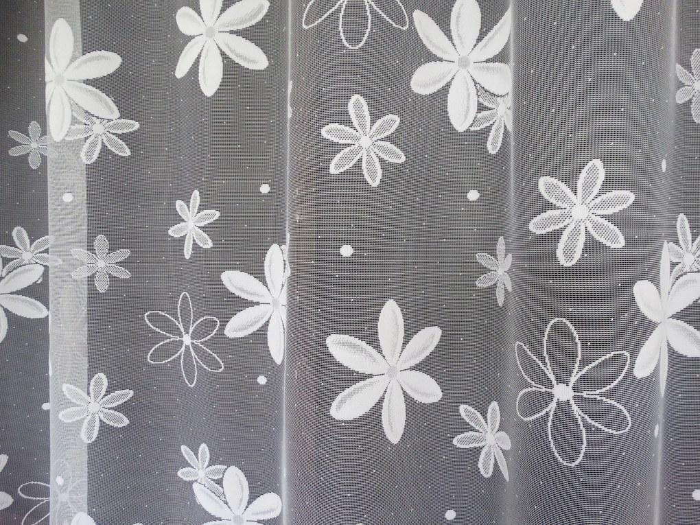 Mg Függöny 91/100 Fehér 300X250 szalaggal Lengyel