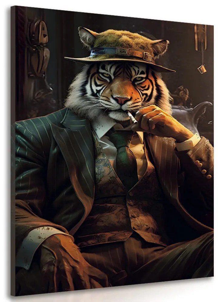 Kép állat gengszter tigris - 60x90
