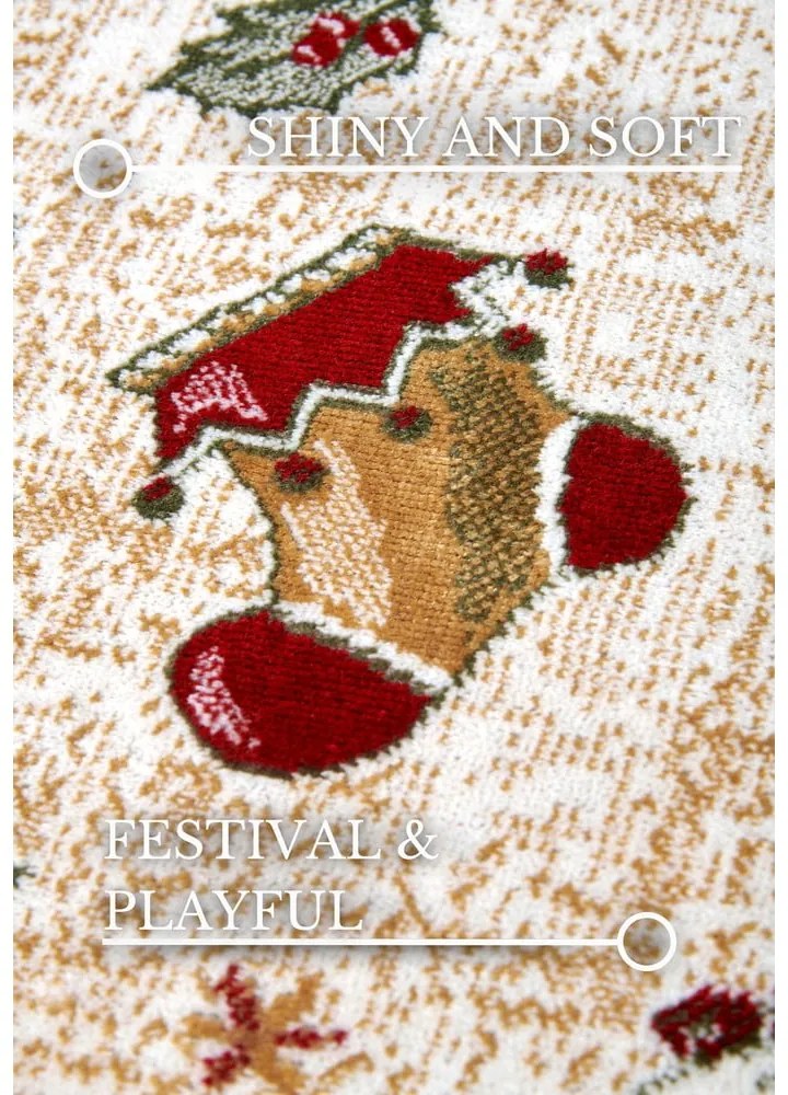 Piros pamutkeverék szőnyeg karácsonyi mintával 160x230 cm Toy's Delight Red Christmas – Villeroy&amp;Boch