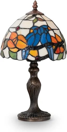 Brilagi - Tiffany-vitrázs asztali lámpa JUNGLE 1xE27/60W/230V