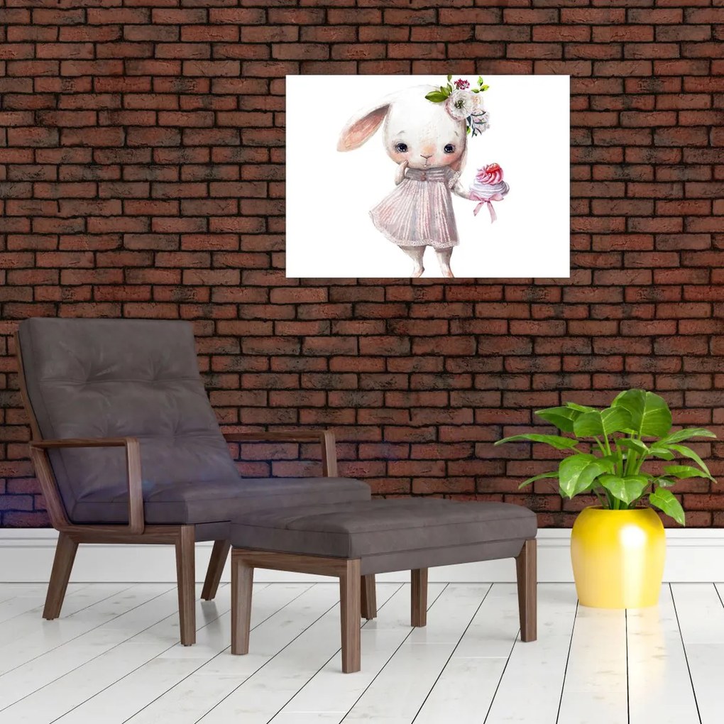 Üveg kép - Akvarell állatka N⁰1 (70x50 cm)