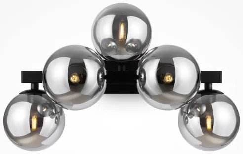 Maytoni MOD547WL-05B - Fali lámpa DALLAS 5xG9/28W/230V fekete