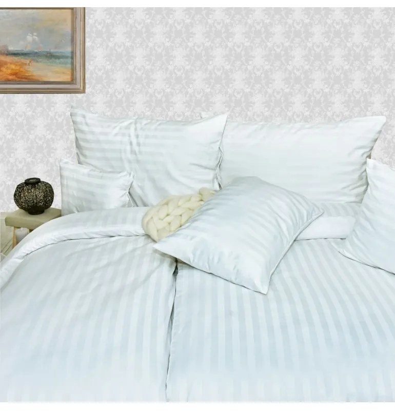 EMI fehér damaszt ágyneműhuzat, Paplan 140x200