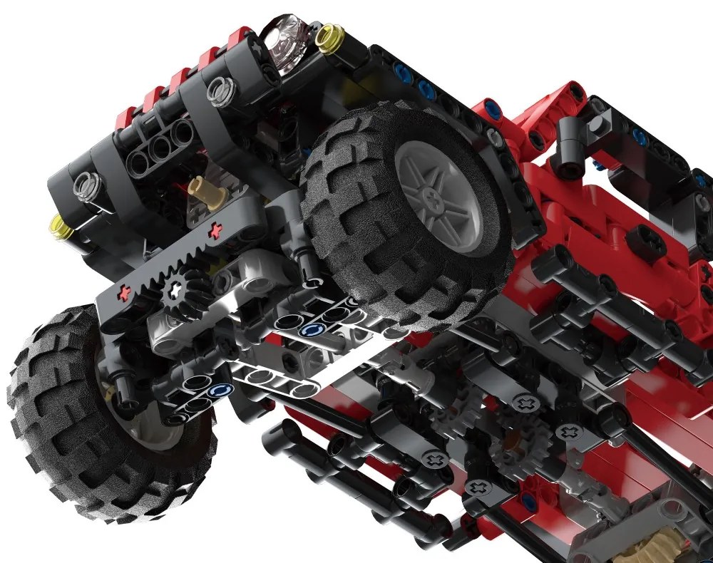 COGO® 5801 | lego-technic-kompatibilis építőjáték | 501 db építőkocka | Racing terepjáró jeep