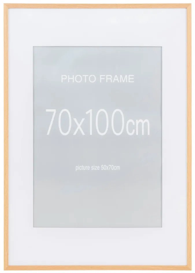 Marbella képkeret szett, 7 db fekete és 8 db natúr 70X100 cm