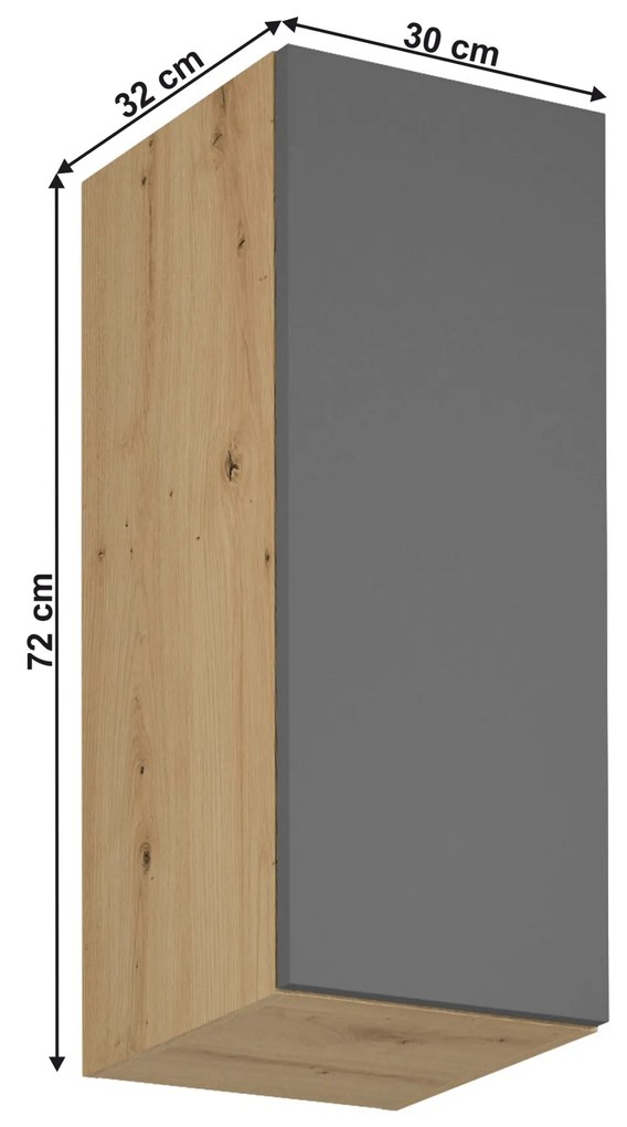 Felső konyhaszekrény G30 Langari (artisan tölgy + matt szürke) (B). 1016900