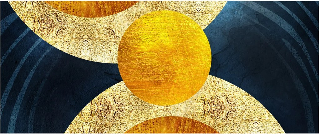 Kép - Körök (120x50 cm)