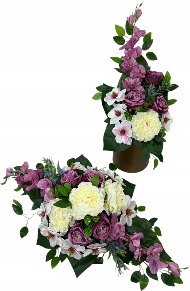 Csokor Nád Kompozíció Sír Temető Művirágok