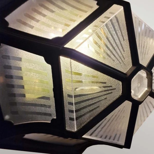 Elstead PR12-BLACK - Kültéri mennyezeti lámpa PARISH 1xE27/60W/230V IP44