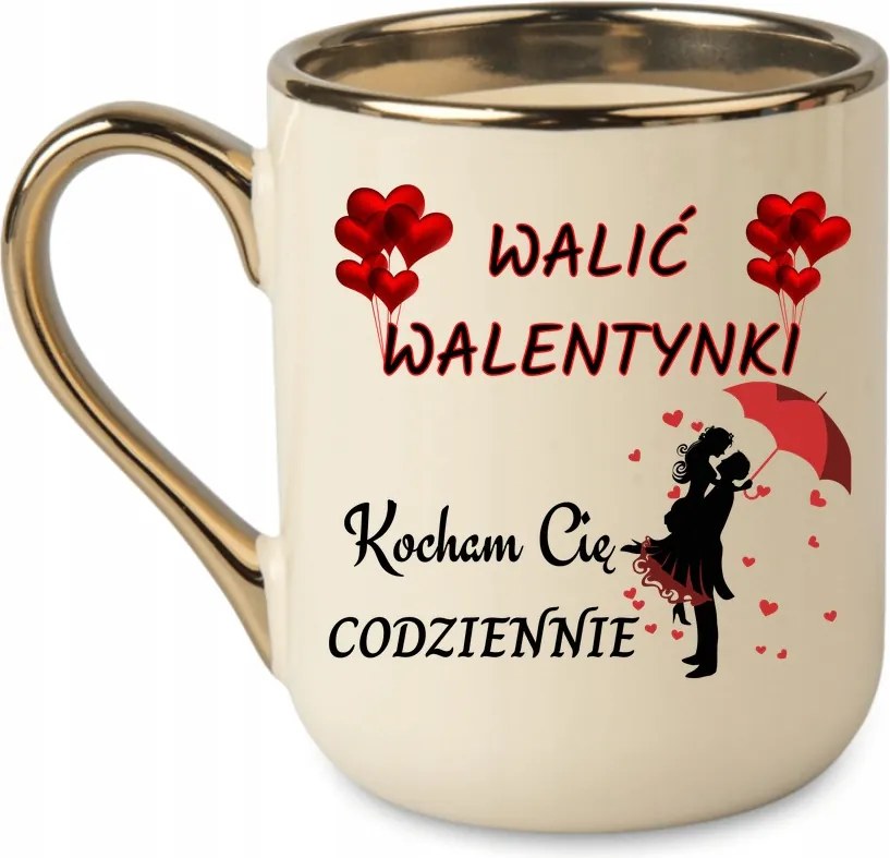 Bögre Verdák Valentin nap, Szeretlek minden nap nevek 330 Krémszínű