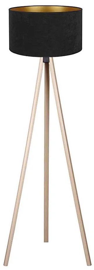 Brilagi - Állólámpa VELVET 1xE27/60W/230V bézs/fekete