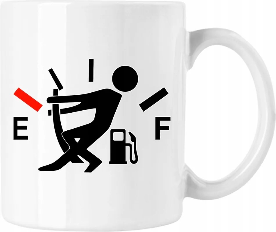 Bögre Brak Üzemanyag Mém Sofőrnek Fehér 330ml