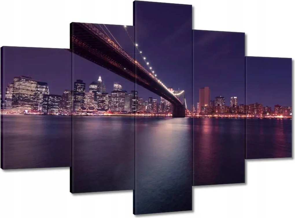 Festmények 150x105 Híd az éjszakában Usa New York