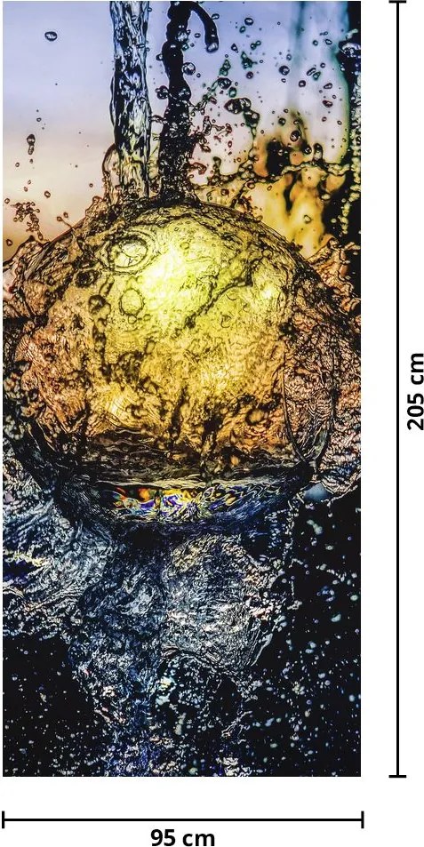 Fotótapéta ajtóra - Víz (95x205cm)