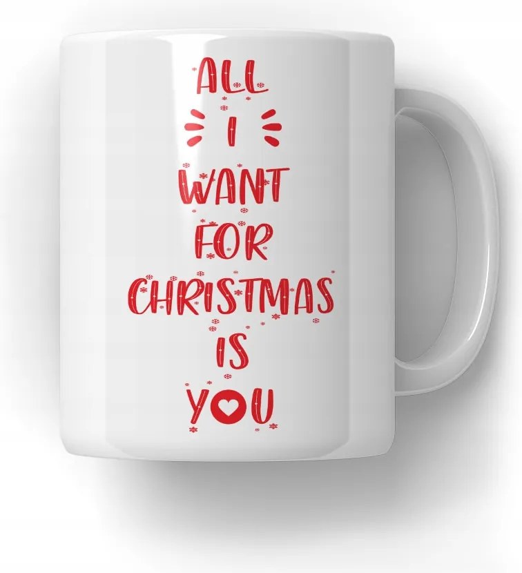 Bögre All I Want For Christmas Is You Ajándék Mikulás Karácsonyra