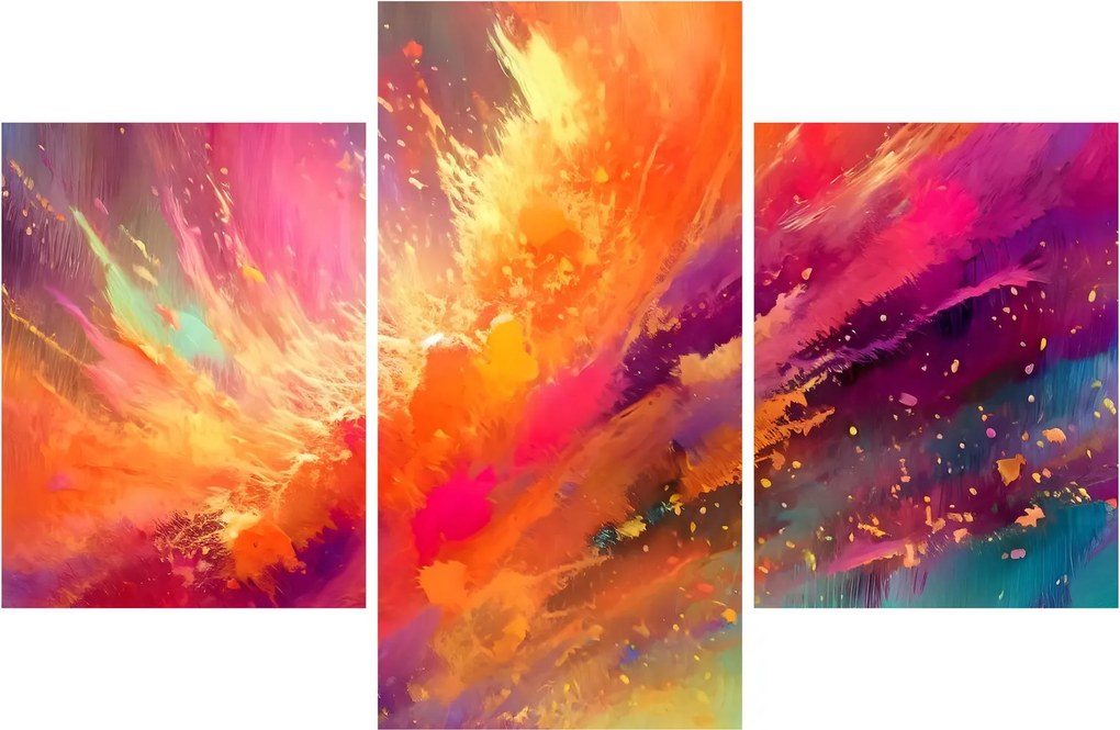Kép - Dinamikus absztrakció (90x60 cm)