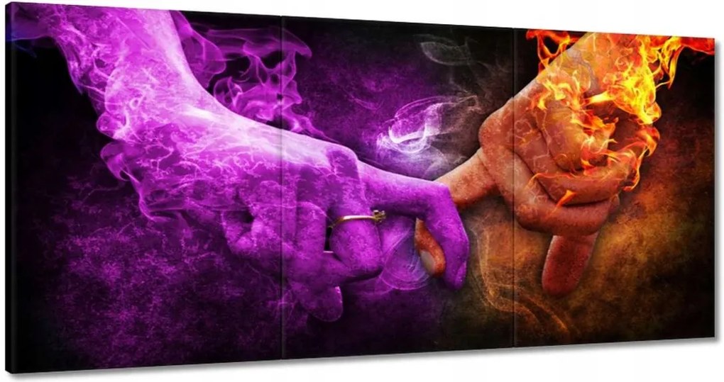 Festmények 120x60 Szerelmes érintés