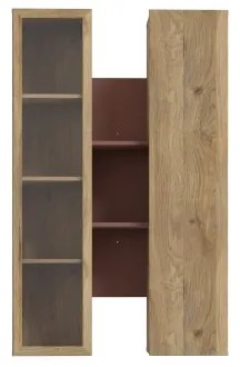 Fali polc INAR tölgy/barna