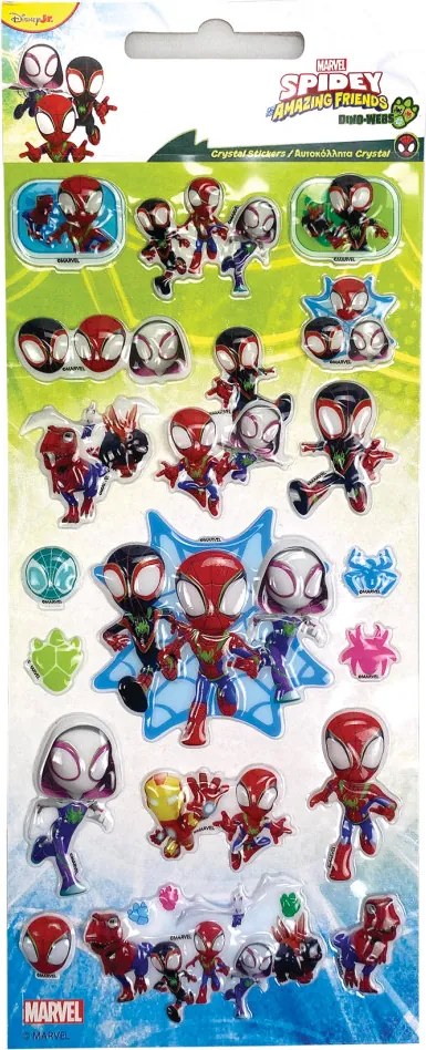 Pókember Spidey bubble matrica
