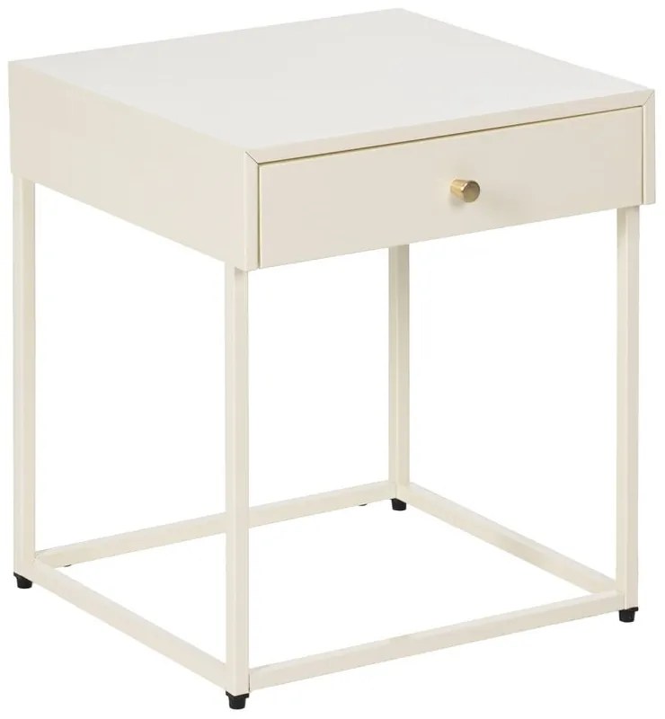 Krémszínű éjjeliszekrény Nara – Ixia