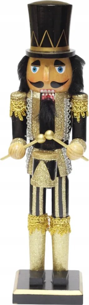 Fából készült Diótörő Dobos 38cm