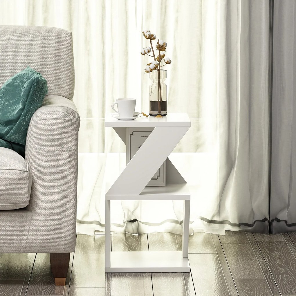 Kis asztal Albeni - White