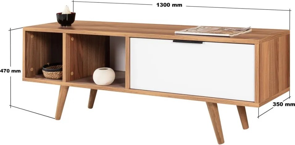Venüs TV-állvány, 130 cm – TR707DWL1201