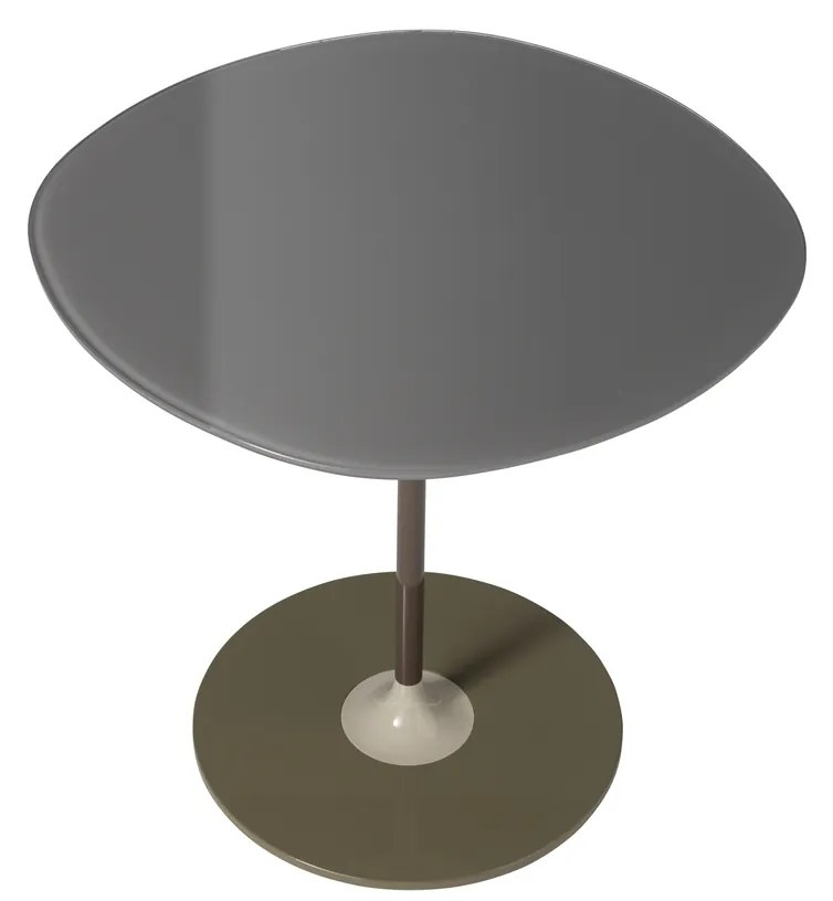 Oldalasztal THIERRY, többféle változat - Kartell szín: szürke, magasság: 45 cm