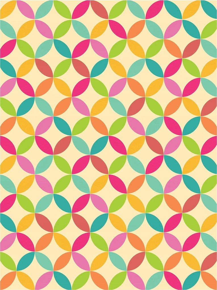 Fotótapéta Ovális absztrakt vinil geometria 184x254 krém háttér +ragasztó