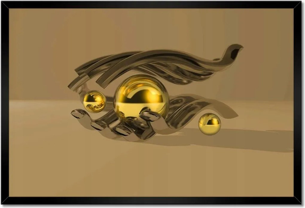 Poszterek keretben 60x40 Golyók a kézben