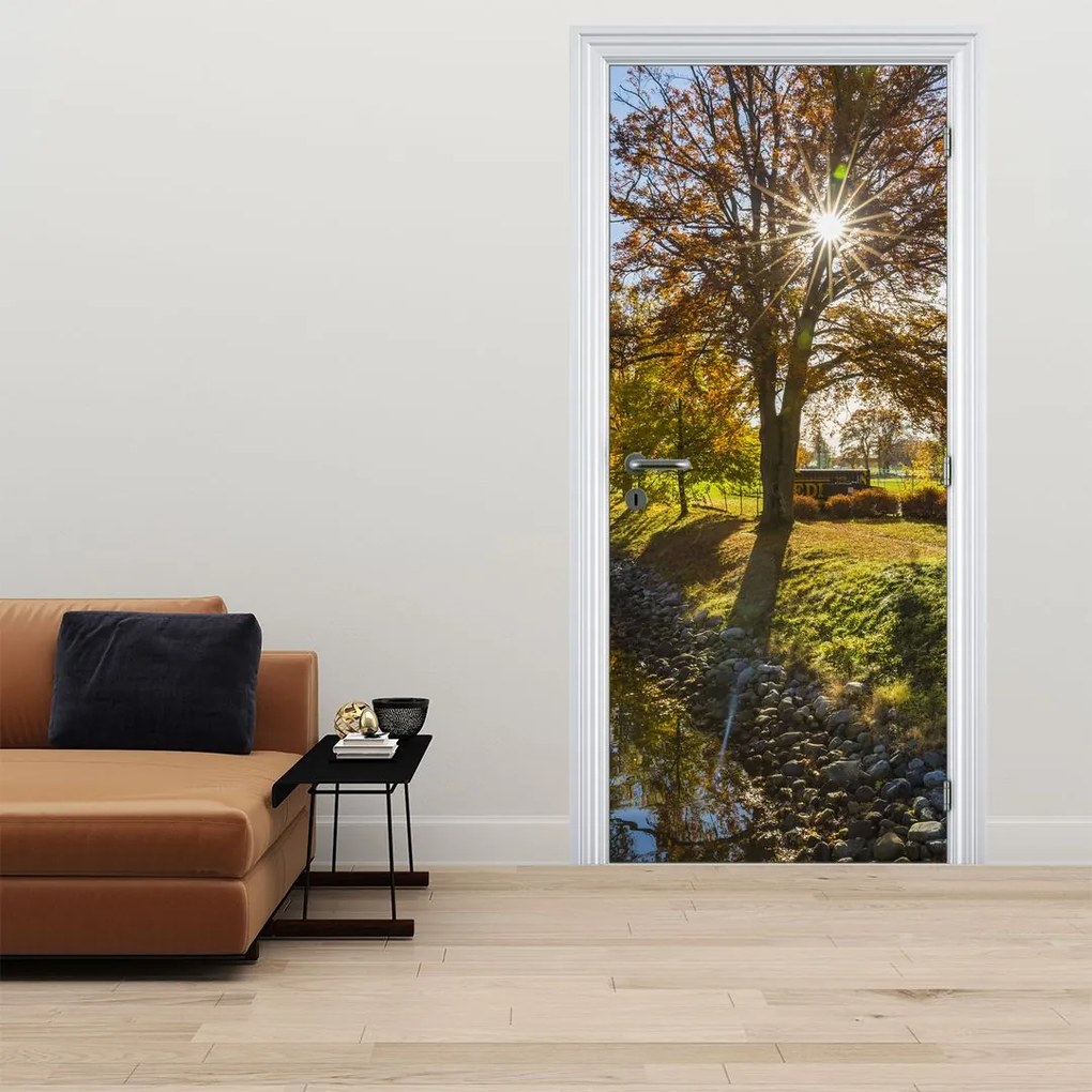 Fotótapéta ajtóra - Vízcsatorna (95x205cm)