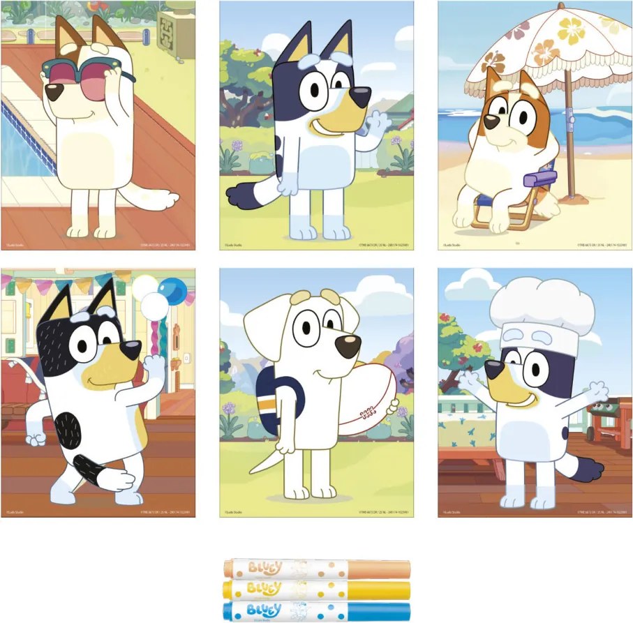 Bluey Cool kreatív szett 2 az 1-ben