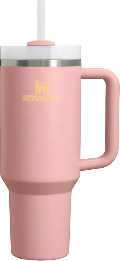 Barackszínű rozsdamentes acél termosz szívószállal 1,18 l Quencher H2.O FlowState™ Tumbler Peach Rose – Stanley