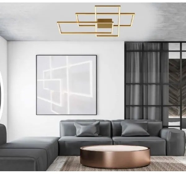 Zambelis 2022 - LED Dimmelhető felületre szerelhető csillár LED/55W/230V arany