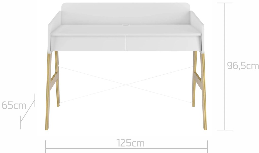 AKCIÓ Fehér gyerek íróasztal SO SIXTY II. osztály